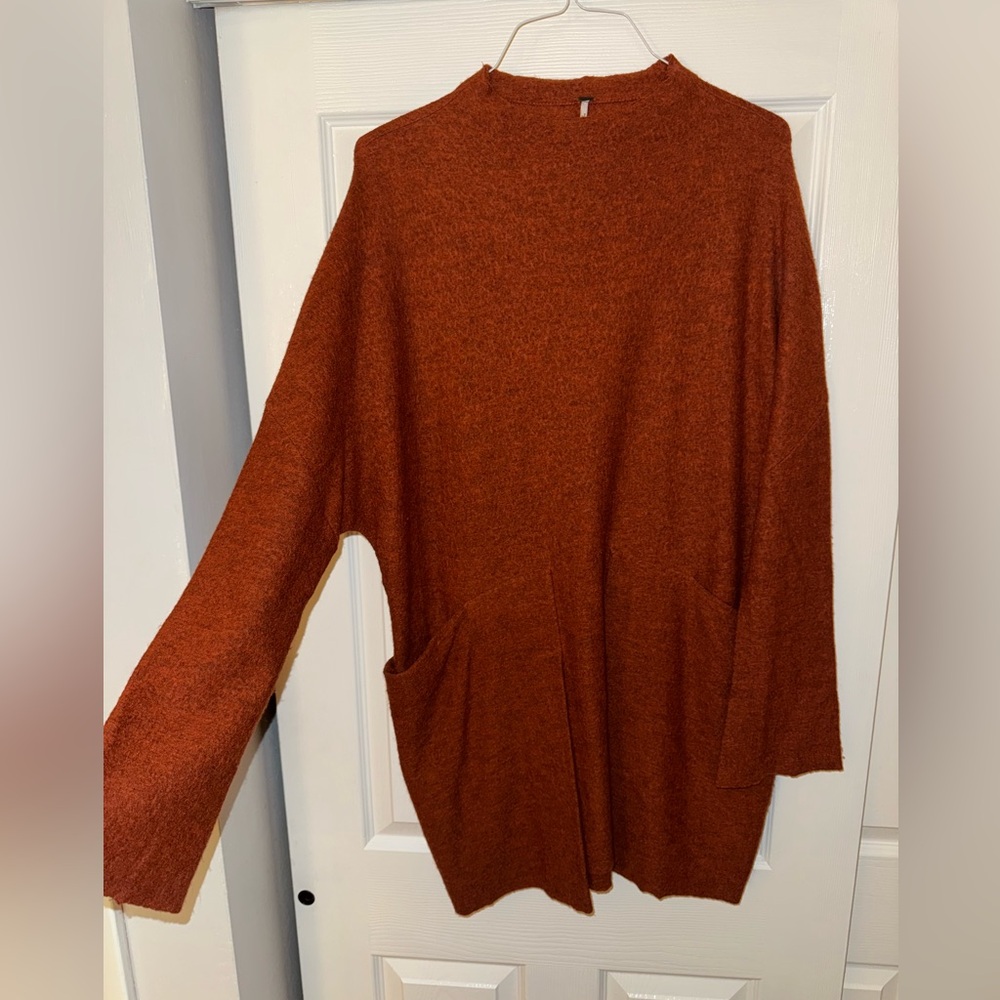 Free people small wool short dress with pockets